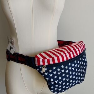 Disney Red and Blue Striped Bag